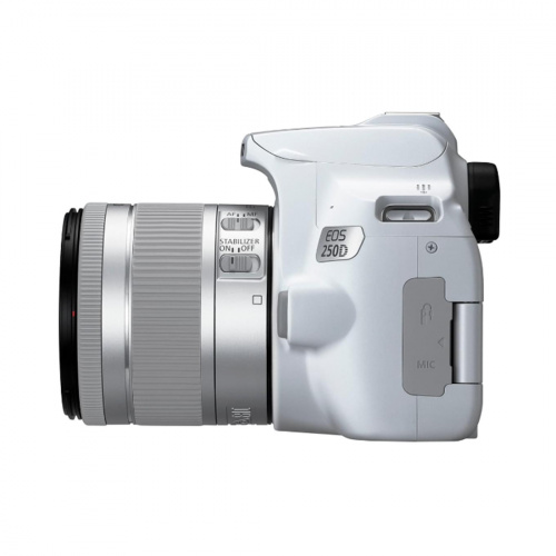 Цифровой зеркальный фотоаппарат CANON EOS 250D EF-S 18-55 mm IS STM White фото 3