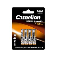 Аккумулятор CAMELION Lockbox Rechargeable Ni-MH NH-AAA1100BP4 4 шт. в блистере