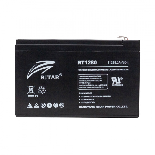 Аккумуляторная батарея Ritar RT1280 12В 8 Ач фото 3