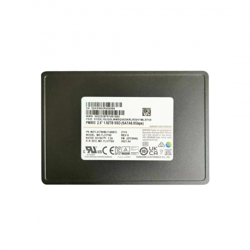 Твердотельный накопитель SSD Samsung PM893 1.92TB SATA MZ7L31T9HBLT-00B7C фото 2