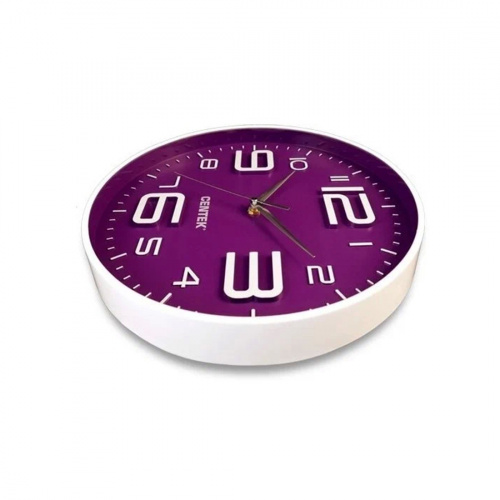 Часы настенные Centek СТ-7101 Фиолетовый фото 3