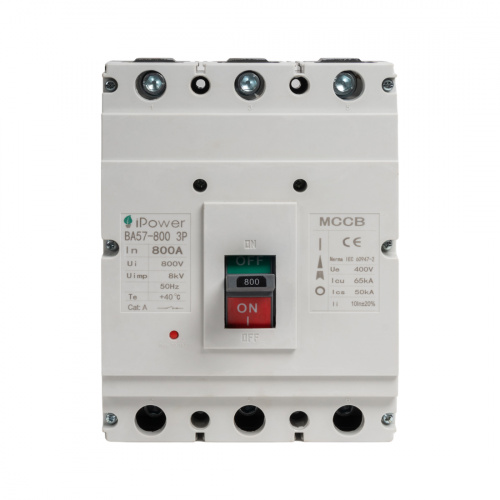 Автоматический выключатель iPower ВА57-800 3P 800A фото 3