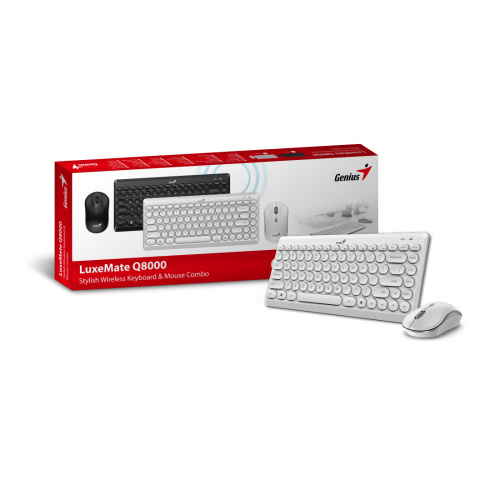 Комплект Клавиатура + Мышь Genius Luxemate Q8000 White фото 4
