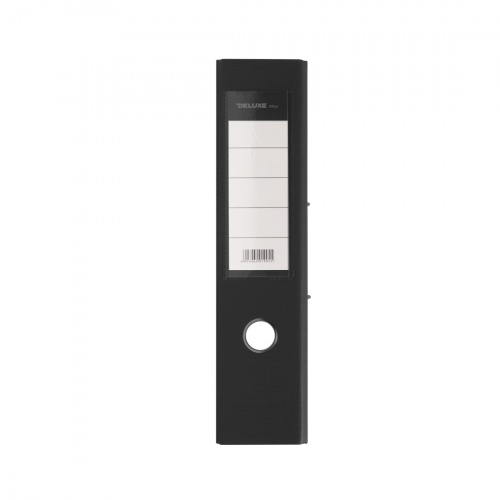 Папка-регистратор Deluxe с арочным механизмом, Office 3-BK19 (3" BLACK), А4, 70 мм, чёрный фото 4