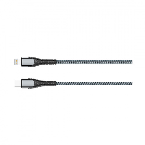 Интерфейсный кабель LDNIO Type-C to Lightning LC111 30W Fast Charging FDY 1м Серый фото 3