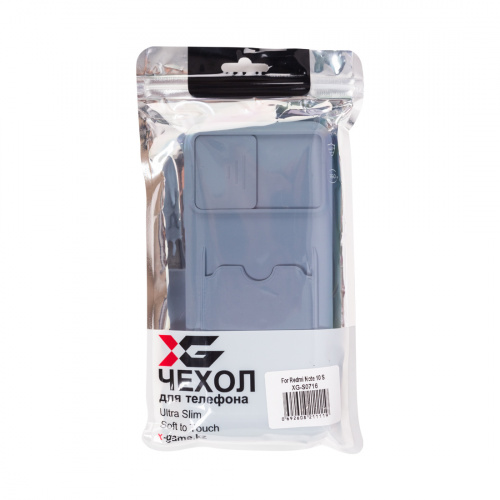 Чехол для телефона X-Game XG-S0716 для Redmi Note 10S Синий Card Holder фото 4