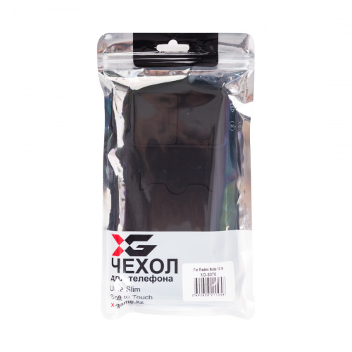 Чехол для телефона X-Game XG-S076 для Redmi Note 10S Чёрный Card Holder фото 4