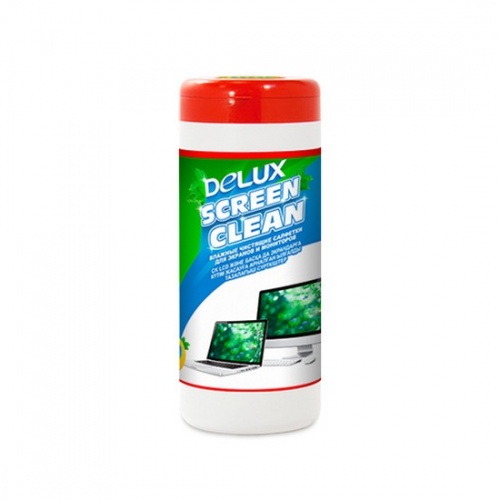 Чистящие салфетки Delux Screen Clean 100 фото 2