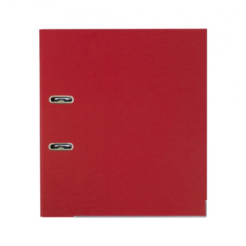 Папка-регистратор Deluxe с арочным механизмом, Office 2-RD24 (2" RED), А4, 50 мм, красный фото 3
