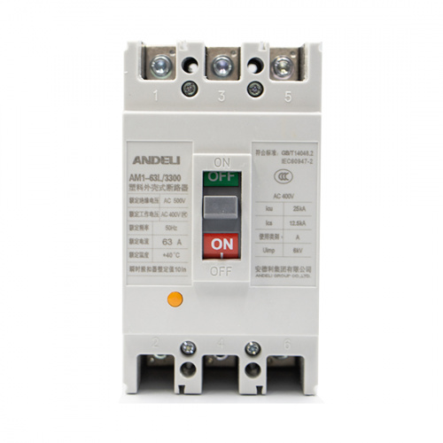 Автоматический выключатель ANDELI AM1-63L 3P 40A фото 3