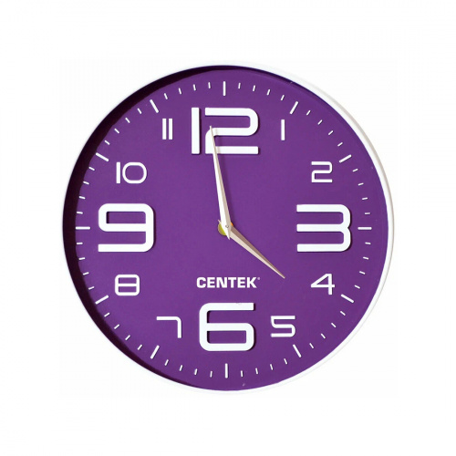 Часы настенные Centek СТ-7101 Фиолетовый фото 2