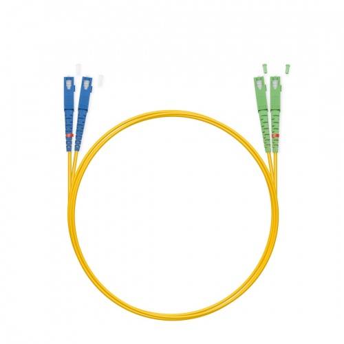 Патч Корд Оптоволоконный SC/UPC-SC/APC SM 9/125 Duplex 2.0мм 1 м фото 3