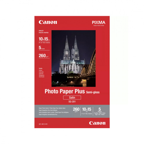 Полуглянцевая фотобумага Canon SG-201 4x6 5SH фото 2