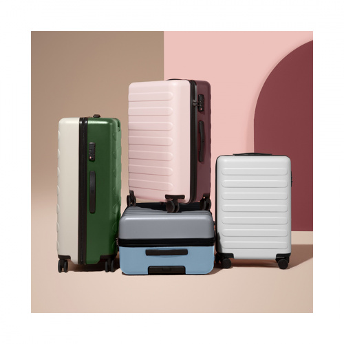 Чемодан NINETYGO Rhine Luggage 28" White+Green фото 3