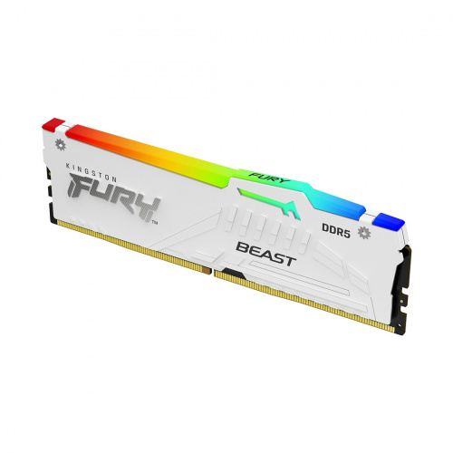 Модуль памяти Kingston FURY Beast White RGB EXPO KF552C36BWEA-16 DDR5 16GB 5200MHz фото 2