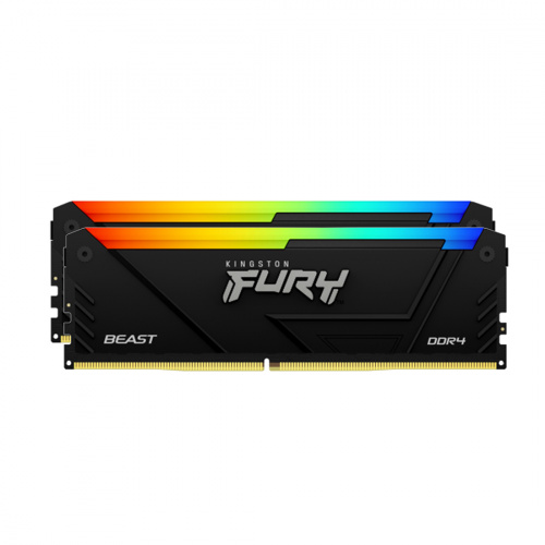 Комплект модулей памяти Kingston FURY Beast RGB KF432C16BB2AK2/16 DDR4 16GB (Kit 2x8GB) 3200MHz фото 3