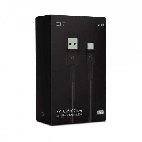 Интерфейсный кабель Xiaomi ZMI AL431 200cm Type-C Черный фото 4