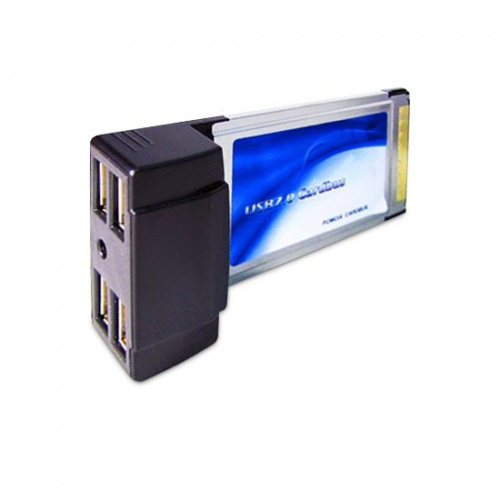 Адаптер PCMCI Cardbus на USB HUB 4 Порта фото 3
