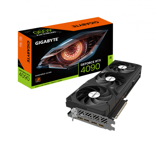 Видеокарта Gigabyte (GV-N4090WF3V2-24GD) RTX4090 WINDFORCE 24G фото 4