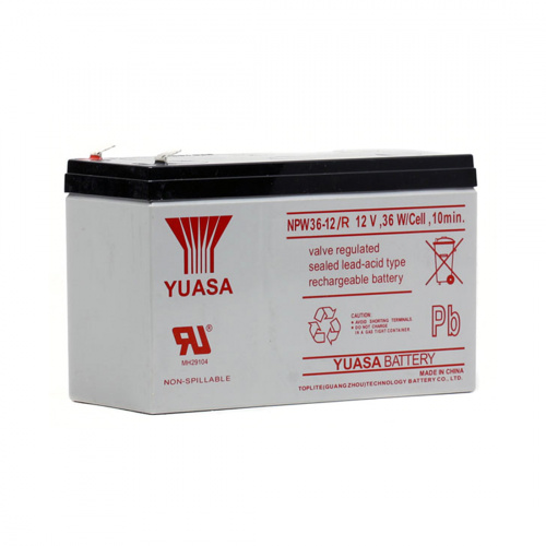 Аккумуляторная батарея Yuasa NPW36-12/R 12В 7.5 Ач фото 2