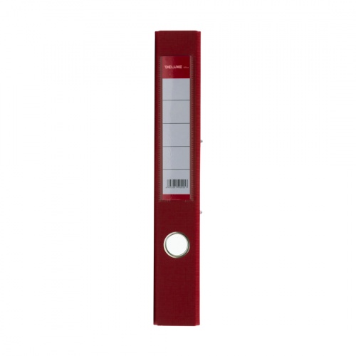 Папка-регистратор Deluxe с арочным механизмом, Office 2-RD24 (2" RED), А4, 50 мм, красный фото 4