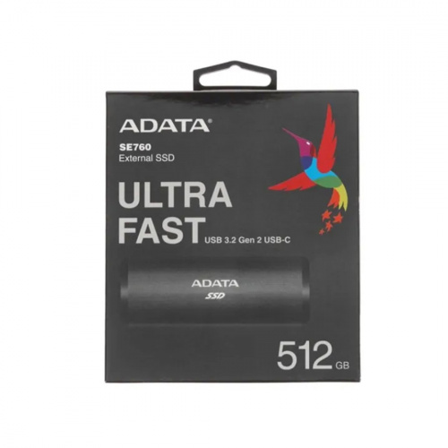 Внешний SSD диск ADATA 512GB SE760 Серый фото 4
