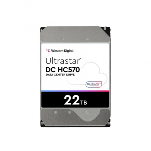 Внутренний жесткий диск (HDD) Western Digital Ultrastar DC HC570 WUH722222ALE6L4 22TB SATA фото 3