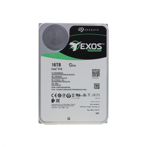 Жесткий диск Seagate Exos X18 ST16000NM004J 16TB SAS фото 2