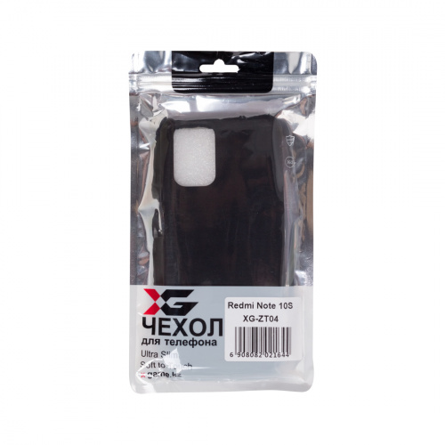 Чехол для телефона X-Game XG-ZT04 для Redmi Note 10S Simple Чёрный фото 4
