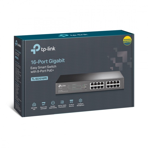 Коммутатор TP-Link TL-SG1016PE PoE+ фото 4