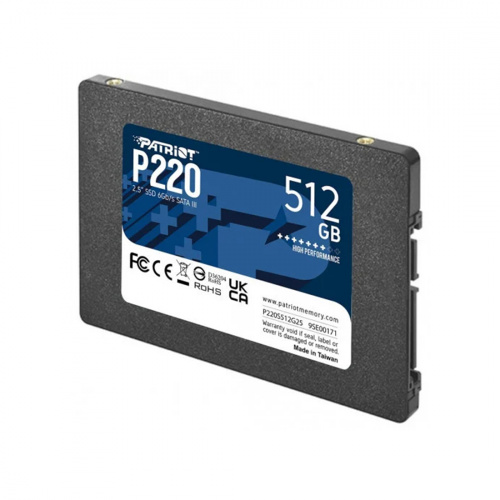 Твердотельный накопитель SSD Patriot P220 512GB SATA III фото 4