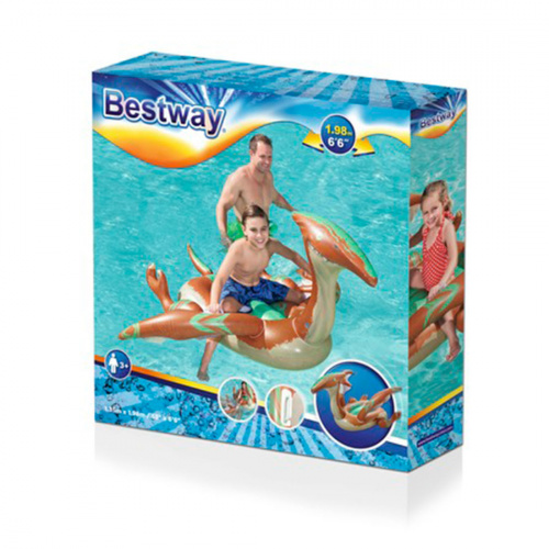 Надувная игрушка Bestway 41105 в форме птеродактиля для плавания фото 3