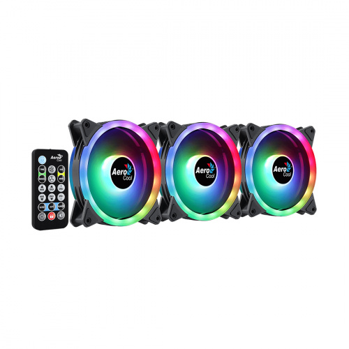 Комплект кулеров для компьютерного корпуса AeroCool Duo 12 Pro - 3 в1 фото 2