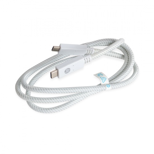 Интерфейсный кабель HP Pro USB-C to USB-C PD v3.1 WHT 1.0m фото 3