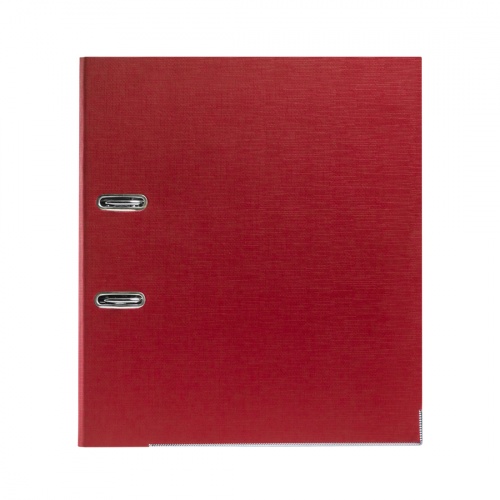 Папка-регистратор Deluxe с арочным механизмом, Office 3-RD24 (3" RED), А4, 70 мм, красный фото 3