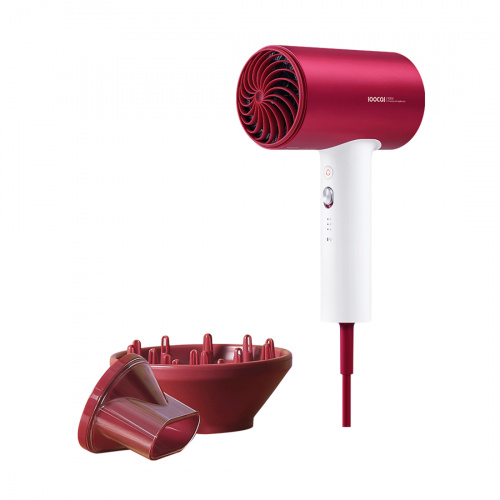 Фен для волос Soocas H5 Hair Dryer с диффузором Красный фото 2