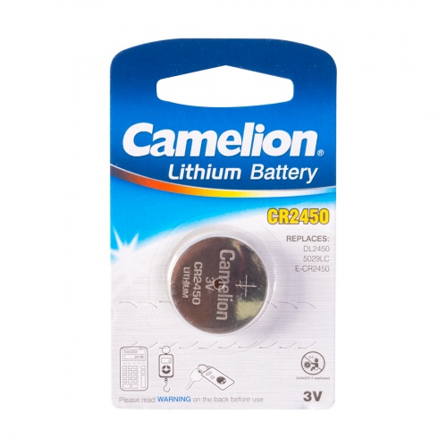 Батарейка CAMELION Lithium CR2450-BP1 фото 2