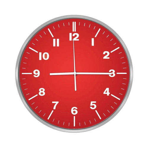 Часы настенные Centek СТ-7100 Красный фото 2