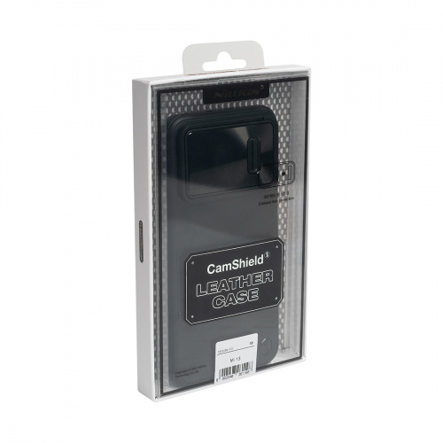 Чехол для телефона NILLKIN для Xiaomi 13 CLCS-02 CamShield Leather Case S Чёрный фото 4