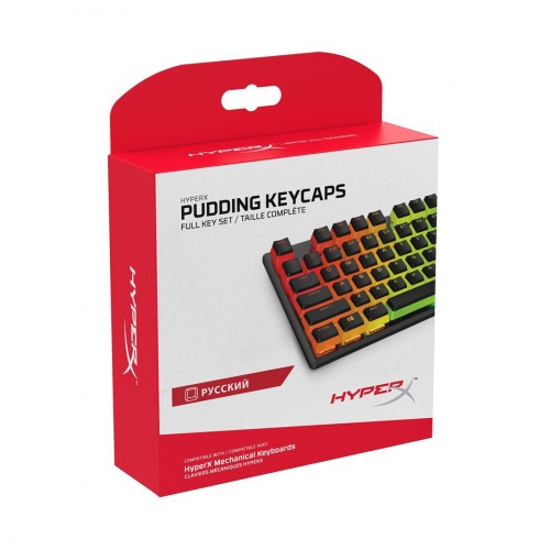 Набор кнопок на клавиатуру HyperX Pudding Keycaps Full Key Set (Black) HKCPXA-BK-RU/G фото 3