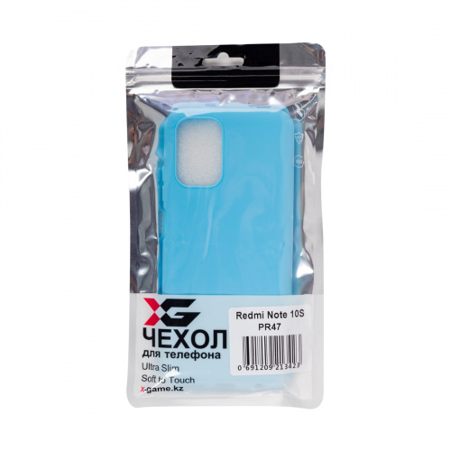 Чехол для телефона X-Game XG-PR47 для Redmi Note 10S TPU Голубой фото 4