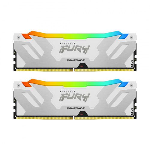 Комплект модулей памяти Kingston FURY Renegade RGB White XMP KF560C32RWAK2-32 DDR5 32GB (Kit 2x16GB) фото 3