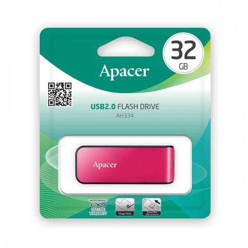 USB-накопитель Apacer AH334 32GB Розовый фото 4