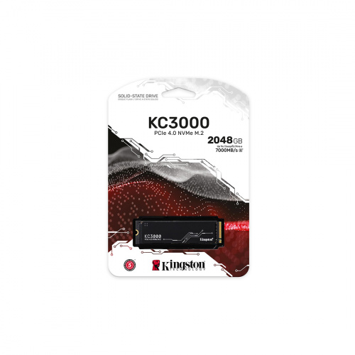 Твердотельный накопитель SSD Kingston SKC3000D/2048G M.2 NVMe PCIe 4.0 фото 2