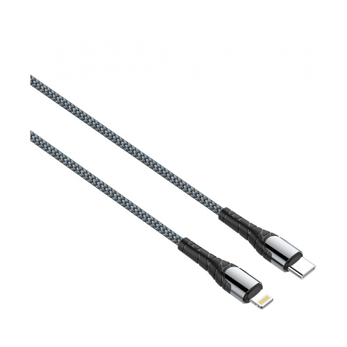 Интерфейсный кабель LDNIO Type-C to Lightning LC111 30W Fast Charging FDY 1м Серый фото 4