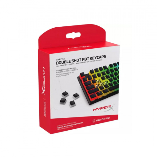 Набор кнопок на клавиатуру HyperX Pudding Keycaps Full Key Set (Black) 4P5P4AX#ACB фото 4
