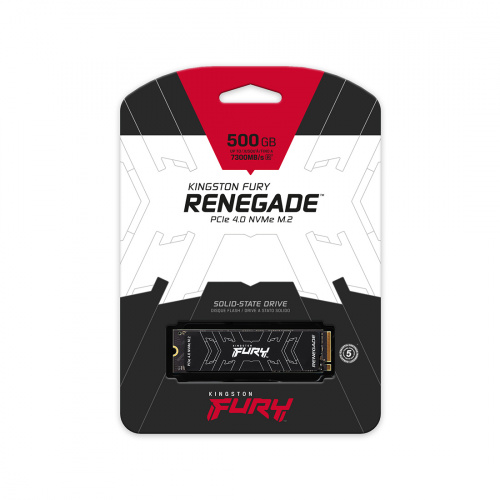 Твердотельный накопитель SSD Kingston FURY Renegade SFYRS/500G M.2 NVMe PCIe 4.0 фото 2