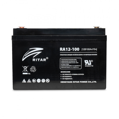 Аккумуляторная батарея Ritar RA12-100 12В 100 Ач фото 3