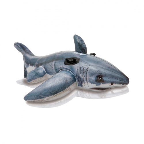 Надувная игрушка Intex 57525NP в форме акулы для плавания фото 2