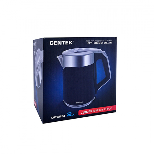 Чайник электрический Centek CT-0023 Синий фото 4